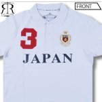 画像1: ロビン・ルス【ワールドセレクション】限定ポロシャツ「ナンバー3/JAPAN[ホワイト]」 (1)