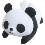 画像2: パンダぬいぐるみティッシュカバー (可愛い ティッシュボックスケース ぱんだ インテリア panda) (2)