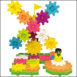 画像2: ニューギアブロックベーシックセット（70個） （ギア型ブロック ３歳以上 玩具 おもちゃ はめ込み式 立体 クリスマスギフト プレゼント） (2)