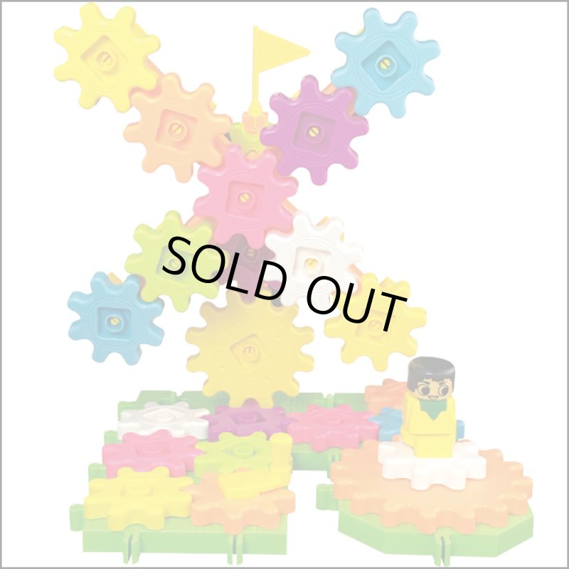 画像2: ニューギアブロックベーシックセット（70個） （ギア型ブロック ３歳以上 玩具 おもちゃ はめ込み式 立体 クリスマスギフト プレゼント） (2)