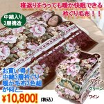 画像1: お買い得！中綿3層衿ぐり暖か毛布3色組 (送料無料 230cm ロングサイズ 暖か 3層構造 快眠 快適温度キープ 保温) (1)