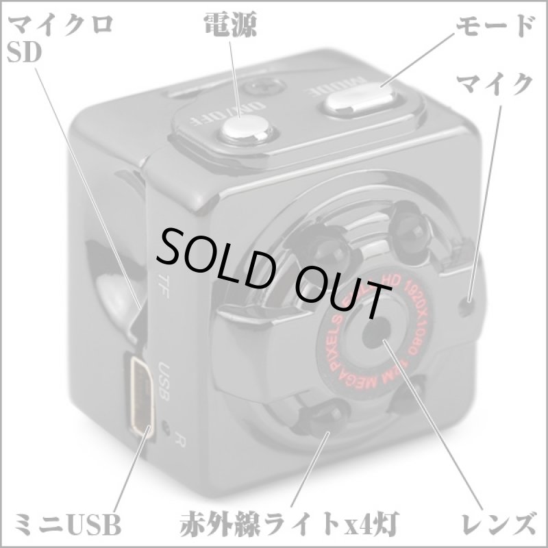 画像5: 赤外線フィンガービデオカメラFULL HD(小型カメラ,赤外線,フルハイビジョン,ナイトスコープ,動体検知,マイク内蔵,暗視カメラ) (5)