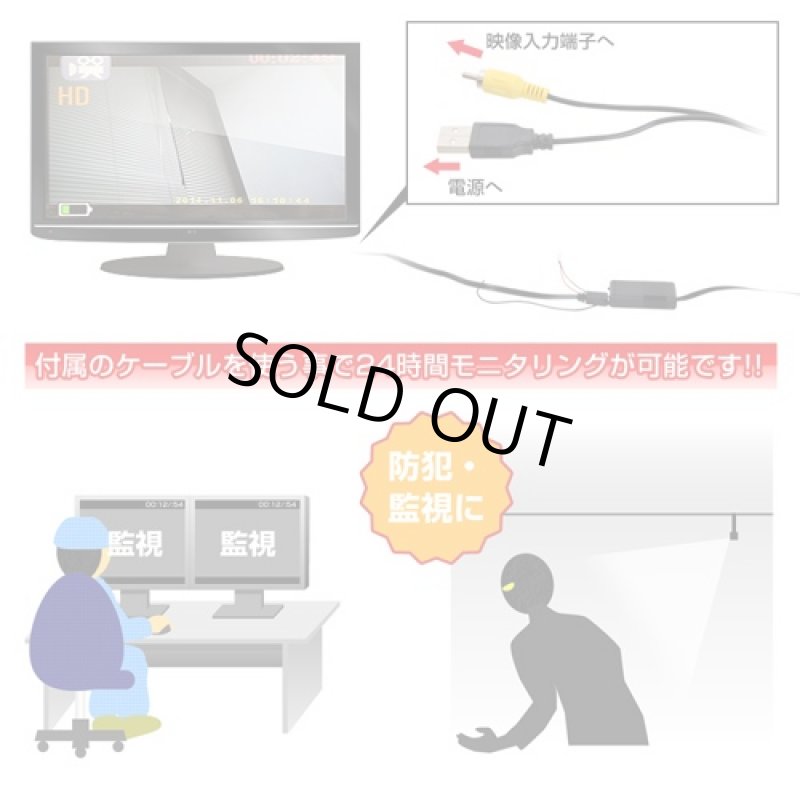 画像5: どこでも組み込める超小型ビデオカメラ（送料無料,組込み式/カメラHC/小さい/本体がケースに入った/リモコン式） (5)