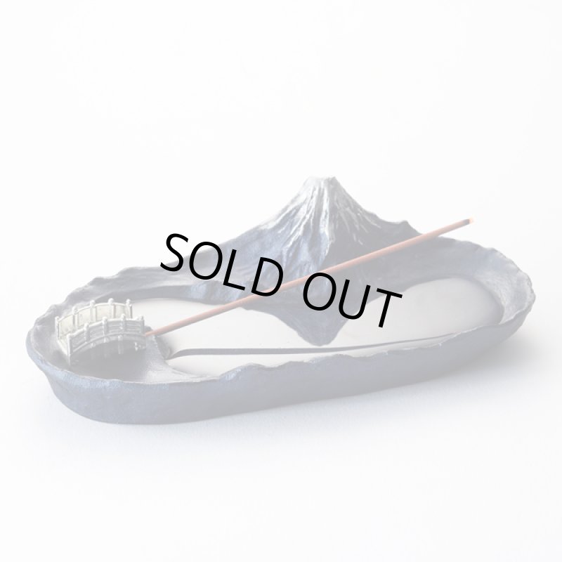 画像5: さかさ富士(香立て)青富士（富山県高岡銅器 高岡銅器商品 和のインテリア小物 富士山 お香立 縁起物 おすすめ卓上インテリア） (5)