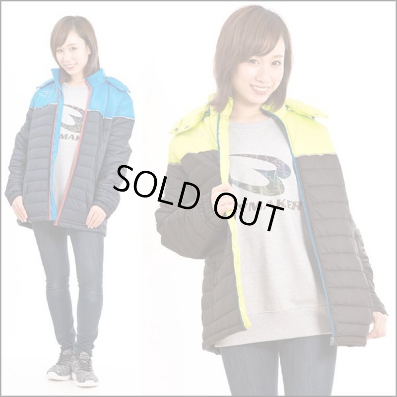 画像2: カラフル切替フェイクダウンジャケット (2)