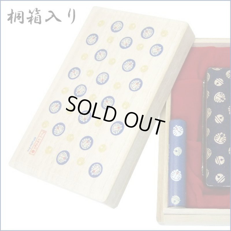 画像4: 送料無料！I'mDoraemon甲州印伝印鑑セット受注仕様 (4)