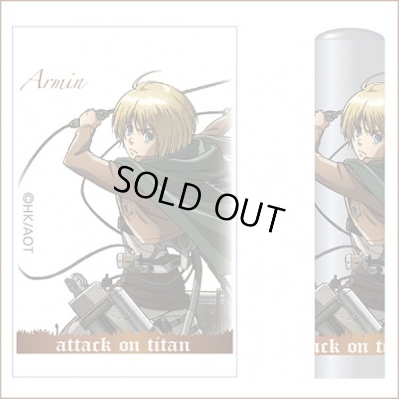 画像2: 送料無料！進撃の巨人チタン印鑑12ｍｍ「アルミン」 (2)