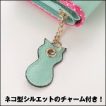 画像5: お座りにゃんこの2つ折りコンパクトウォレット (5)