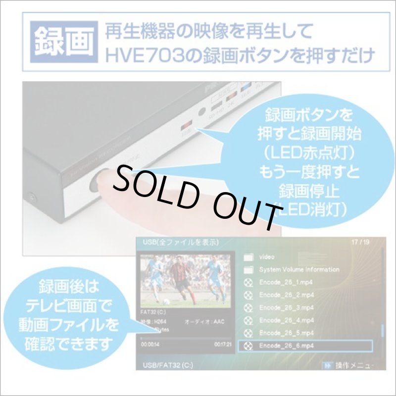 画像3: 送料無料!デジタルハイビジョンレコーダー「HVE703」 (3)