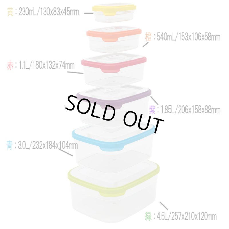 画像5: Joseph Joseph［ジョゼフ ジョゼフ］キッチン保存容器ネスト6ピース (5)