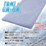 画像2: 泉州産ジャガード織快適タオルシーツ［ダブル2色組］ (2)