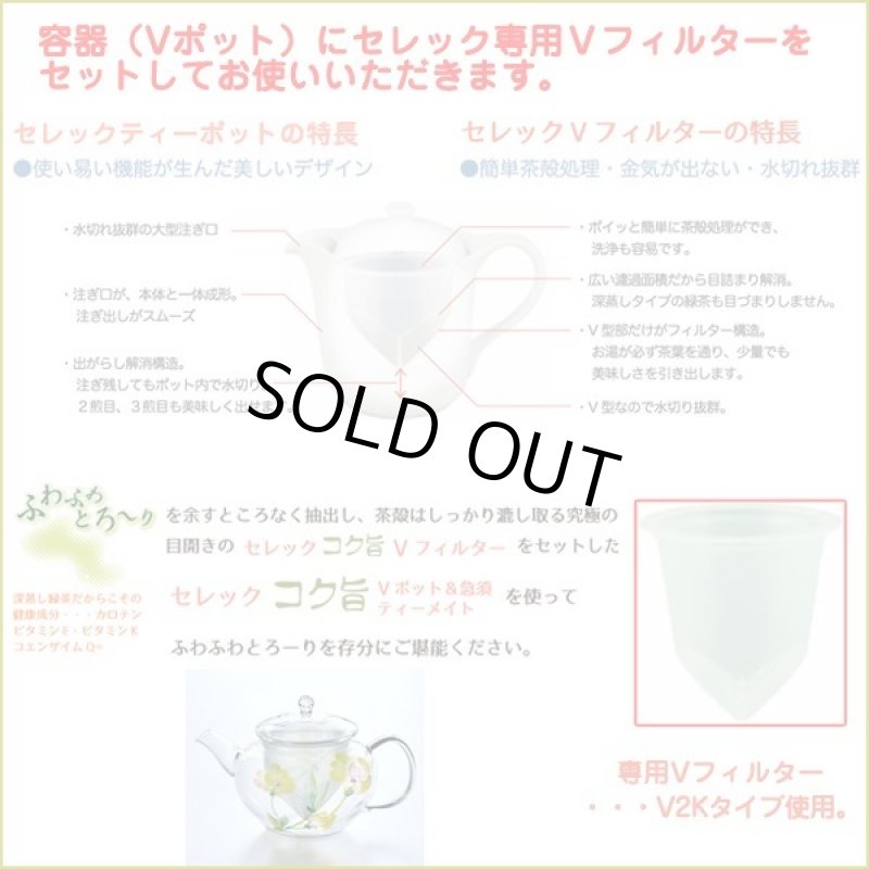 画像3: セレック深蒸し茶(日本茶)用コク旨Vポット (3)