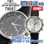 画像1: TECHNOS［テクノス］レトログラード クロノグラフT9597 (1)