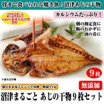 画像1: 沼津まるごとあじの干物9枚セット (1)