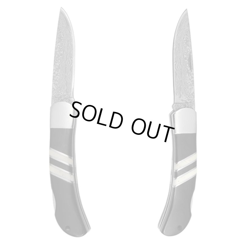 画像4: マスターカット「ダマスカスフォルダーブラックウッド」 (4)