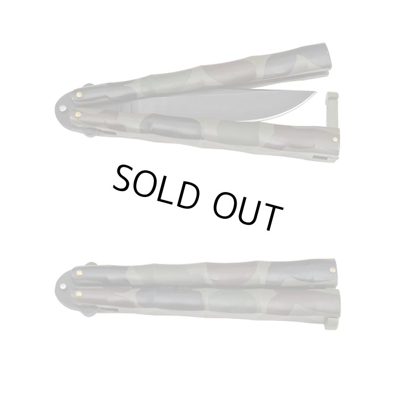 画像3: セトメード（SETO MADE）バタフライナイフ5バンブーカモフラージュ (3)