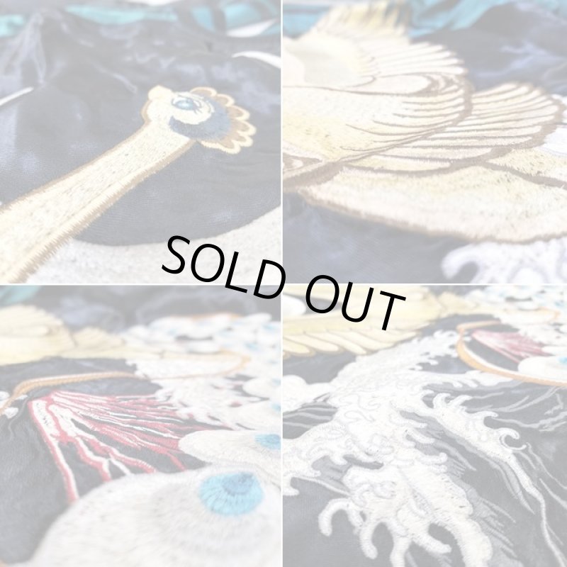 画像3: 火の鳥の飛翔刺繍スカジャン(TZSJ-002) (3)