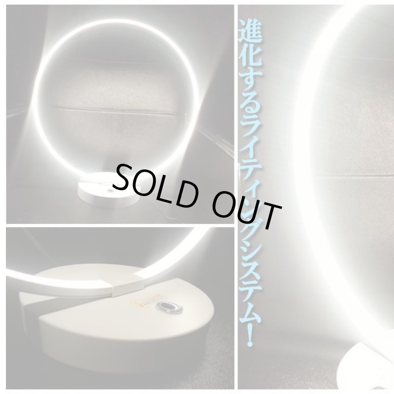 画像4: タッチセンサー式無段階調光リングルームLEDランプ (4)