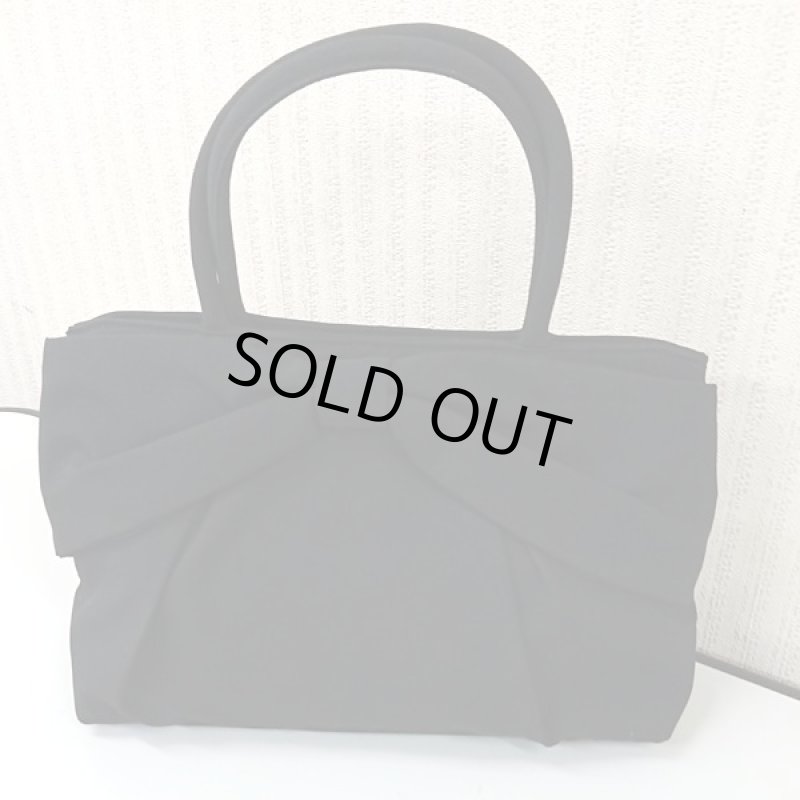 画像6: リボン付きやわらかブラックフォーマルバッグ (6)