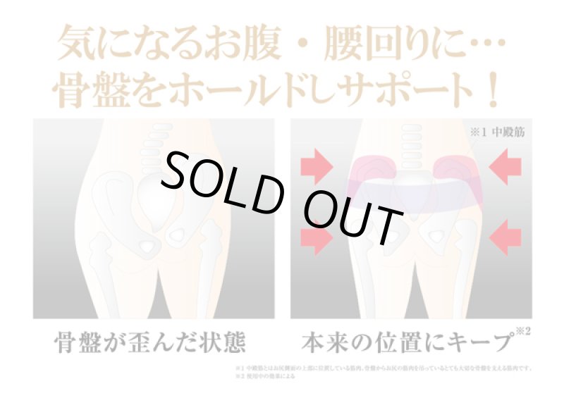 画像3: 薄型シリコーン製骨盤ベルト［バックル式］ (3)