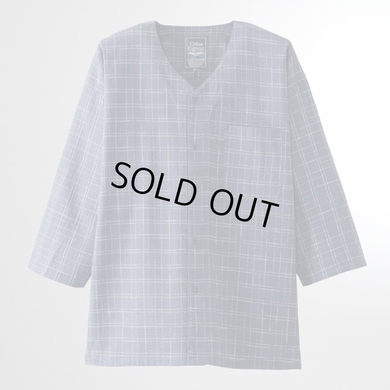 画像6: URBAN EXPRESS（アーバンエクスプレス）綿100％ゆったり７分袖シャツ３色組 (6)