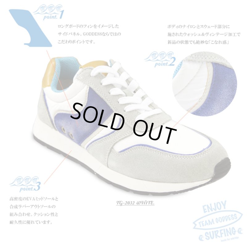 画像5: GODDESS［ゴッデス］ヴィンテージカラーリング・サーフスニーカー「TG-2032」  (5)