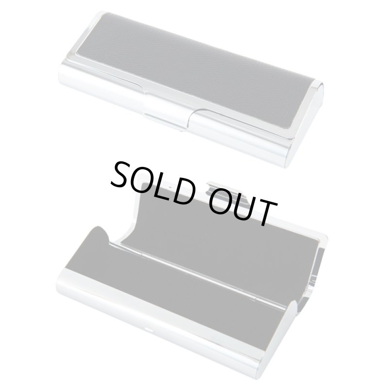 画像3: ブラックフェイクレザー・メンズメガネケース (3)