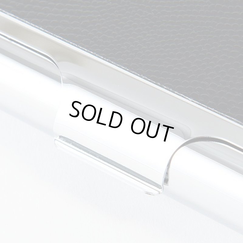 画像4: ブラックフェイクレザー・メンズメガネケース (4)