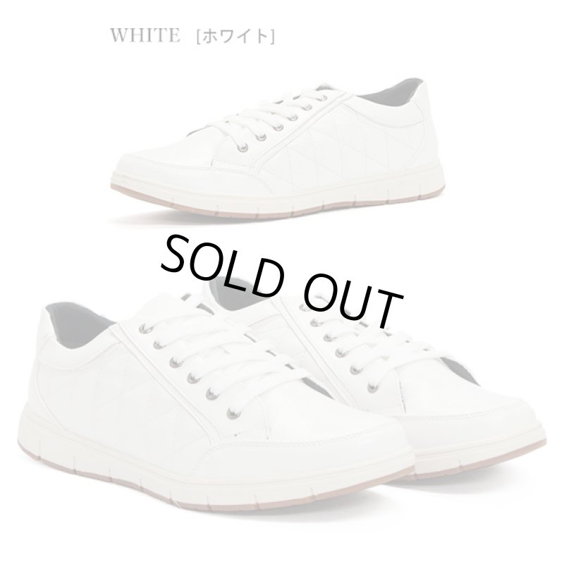 画像7: AAA+（サンエープラス）ローカットキルティングスニーカー (7)