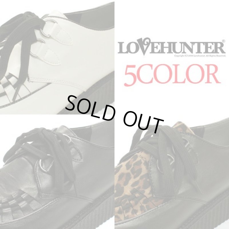 画像7: LOVEHUNTER（ラブハンター）厚底ラバーソールレースアップシューズ (7)