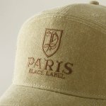 画像3: PARIS(パリス)刺しゅう入りキャップ２色組 (3)