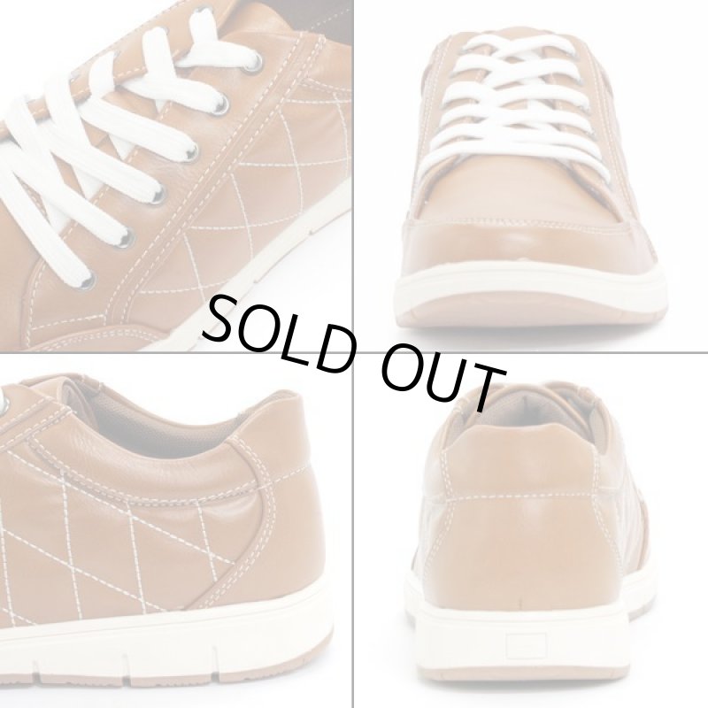 画像10: AAA+（サンエープラス）ローカットキルティングスニーカー (10)