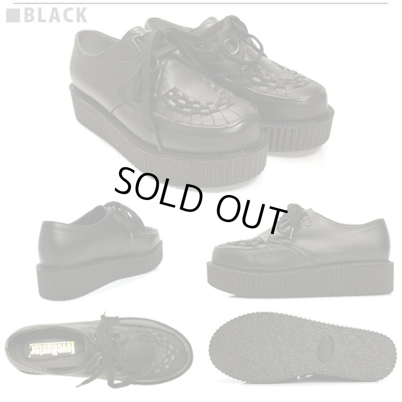 画像2: LOVEHUNTER（ラブハンター）厚底ラバーソールレースアップシューズ (2)