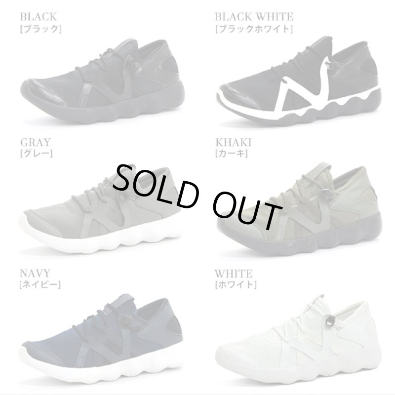 画像2: AAA+（サンエープラス）タンクソールレースアップスニーカー (2)