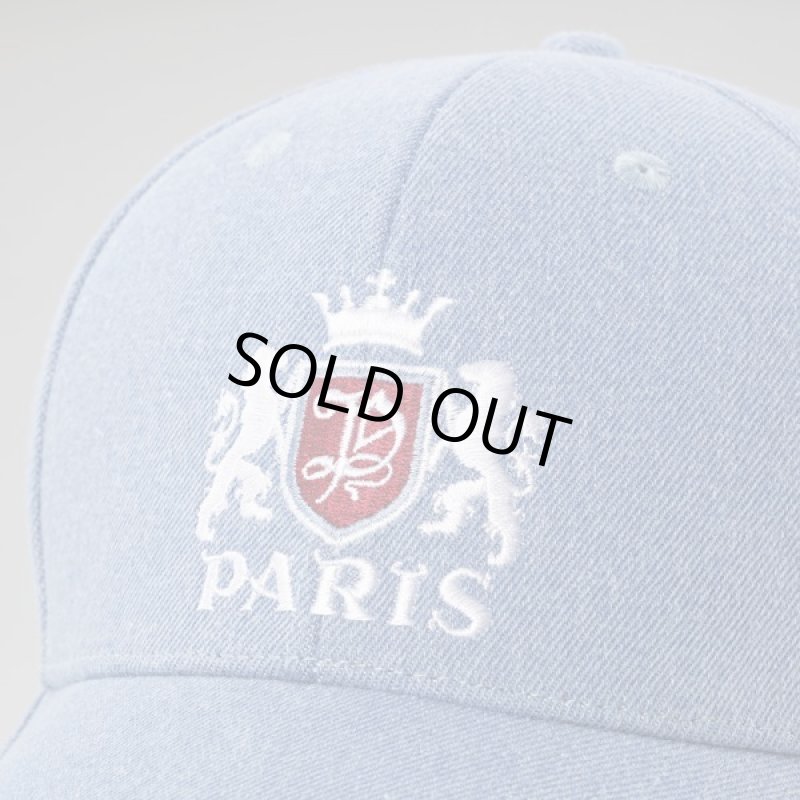 画像3: PARIS(パリス)刺しゅう入りデニムキャップ２色組 (3)