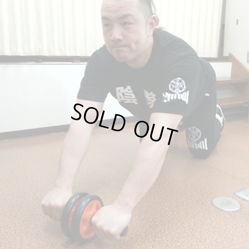 画像2: アクティブ腹筋メイクダブルローラー (2)