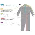 画像6: MICHELIN［ミシュラン］長袖ボイラースーツ3（クレルモン） (6)