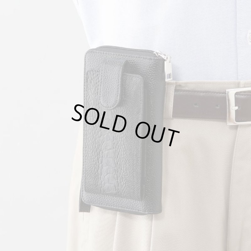 画像3: オーストリッチレッグ多機能ベルトポーチ (3)