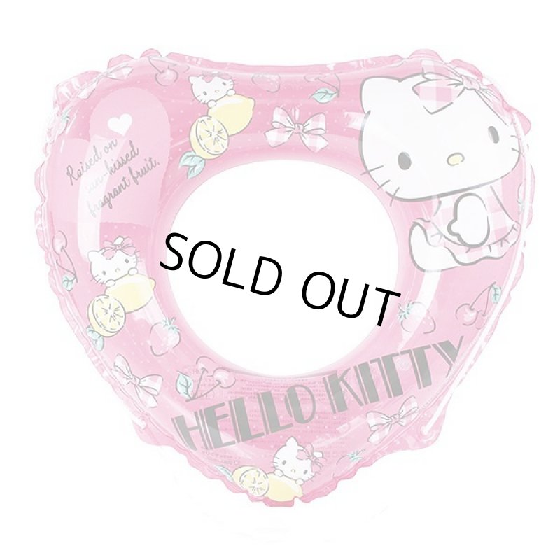 画像2: ハローキティ70cmハート型浮き輪  (2)