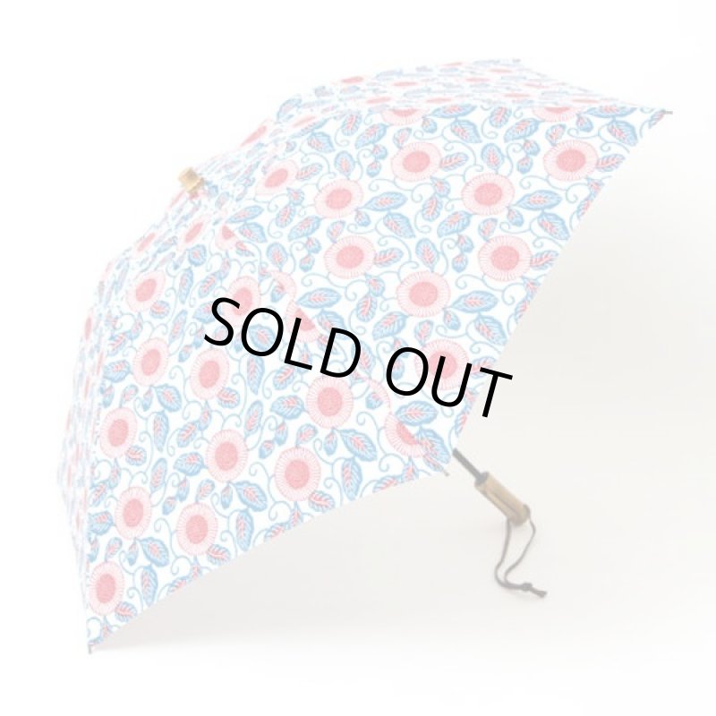 画像3: 和モダン「紅型花柄三つ折傘」 (3)