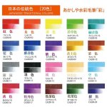 画像6: 大人の塗り絵・絵手紙専用「水彩毛筆 彩 スケッチセットデニム」 (6)