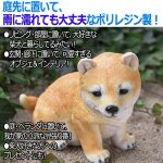 画像2: リアルなペットオブジェ「マメシバ（小）」 (2)