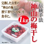 画像1: 伝統手法神山の梅干し［1Kg］ (1)