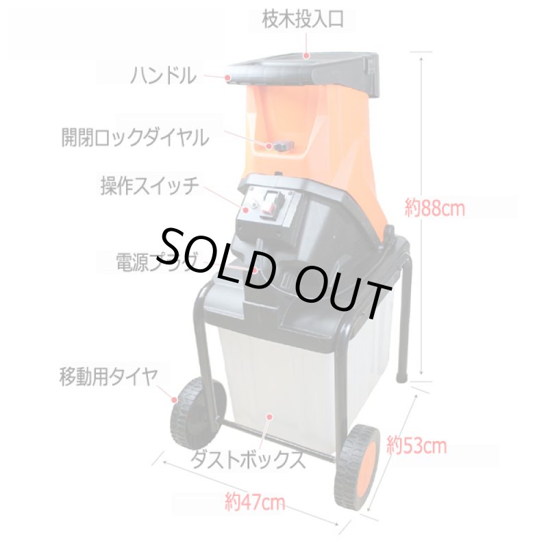 画像6: YARD FORCE電動枝シュレッダー1450 (6)