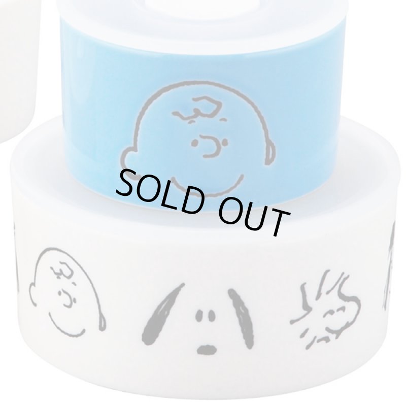 画像2: スヌーピーフェイス柄レンジ4点セット (2)