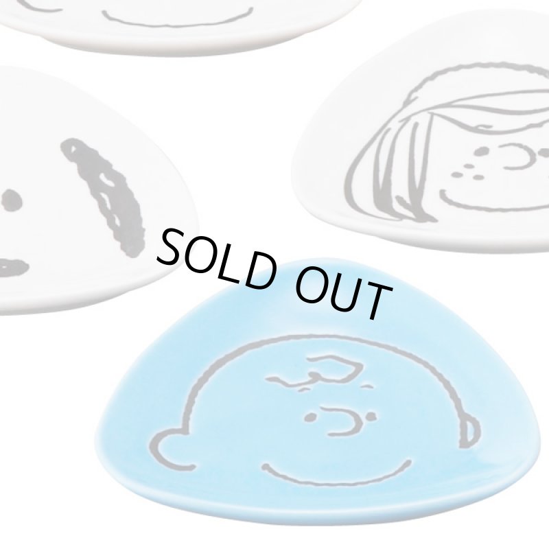 画像4: スヌーピーフェイス柄小皿セット (4)