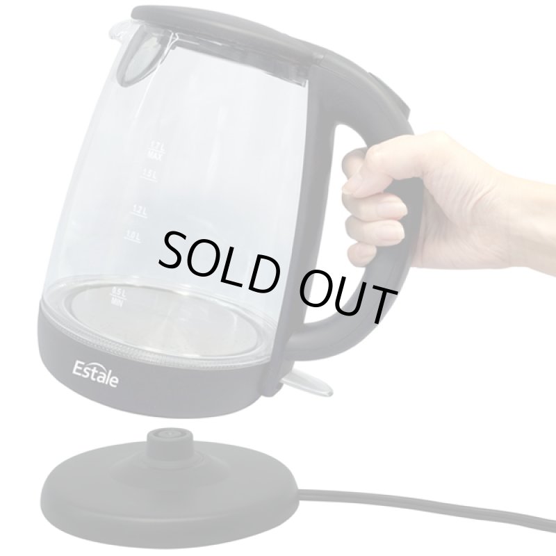 画像5: 5段階温度設定＆自動再加熱機能付き「1.7Lガラスケトル」 (5)