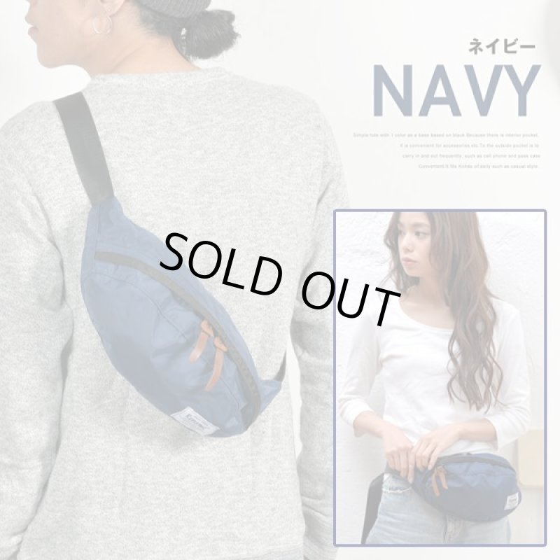 画像7: RENAMEフロントクロス掛け対応ウエストバッグ (7)