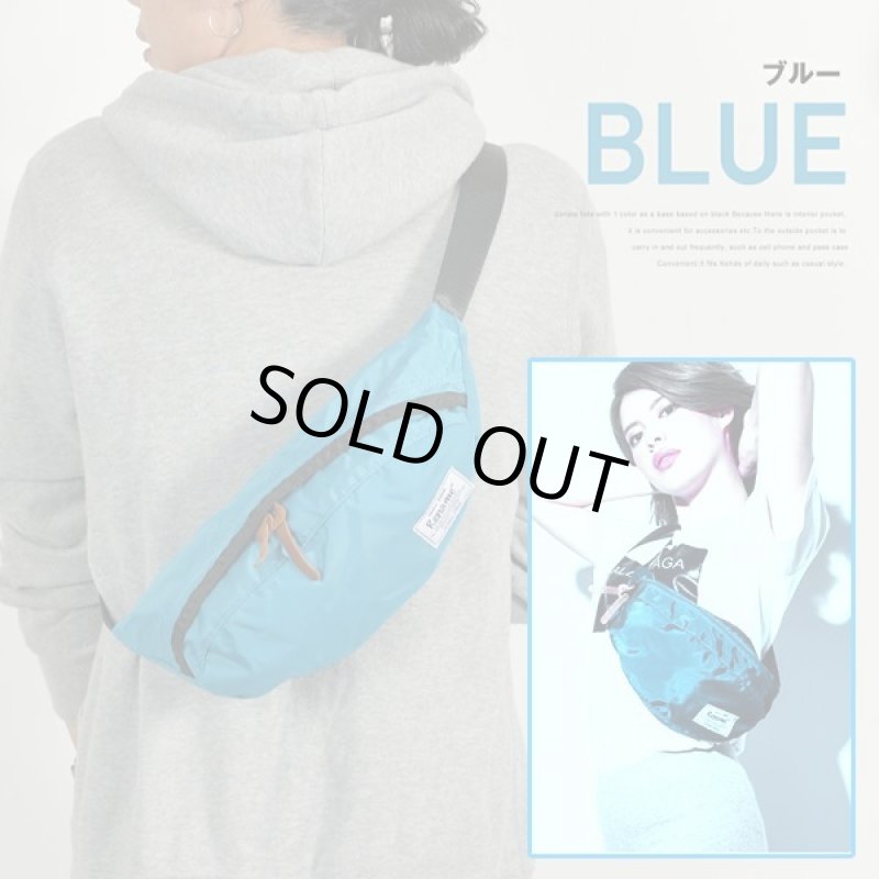 画像10: RENAMEフロントクロス掛け対応ウエストバッグ (10)