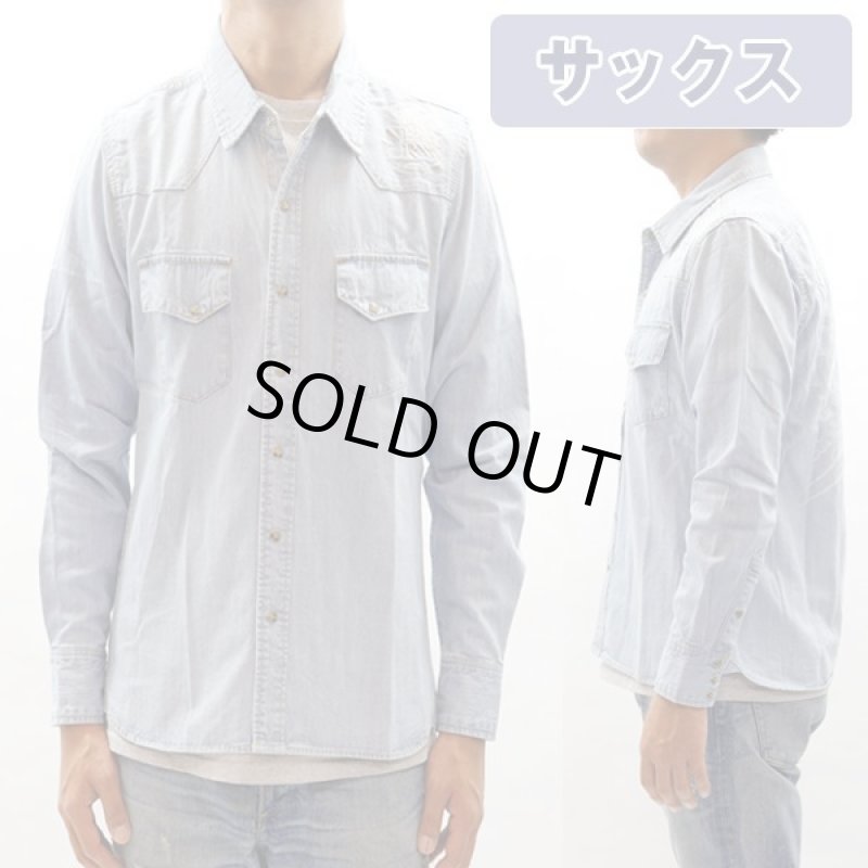 画像7: エヴァンゲリオン×錦-nishiki-初号機デニムシャツ (7)